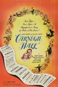 Another movie Carnegie Hall of the director Edgar G. Ulmer.